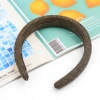 The new Korean Internet celebrity wide-edge sponge hairband, high top hairband, niche hair pressing headband, face-enhancing headband for girls details Picture